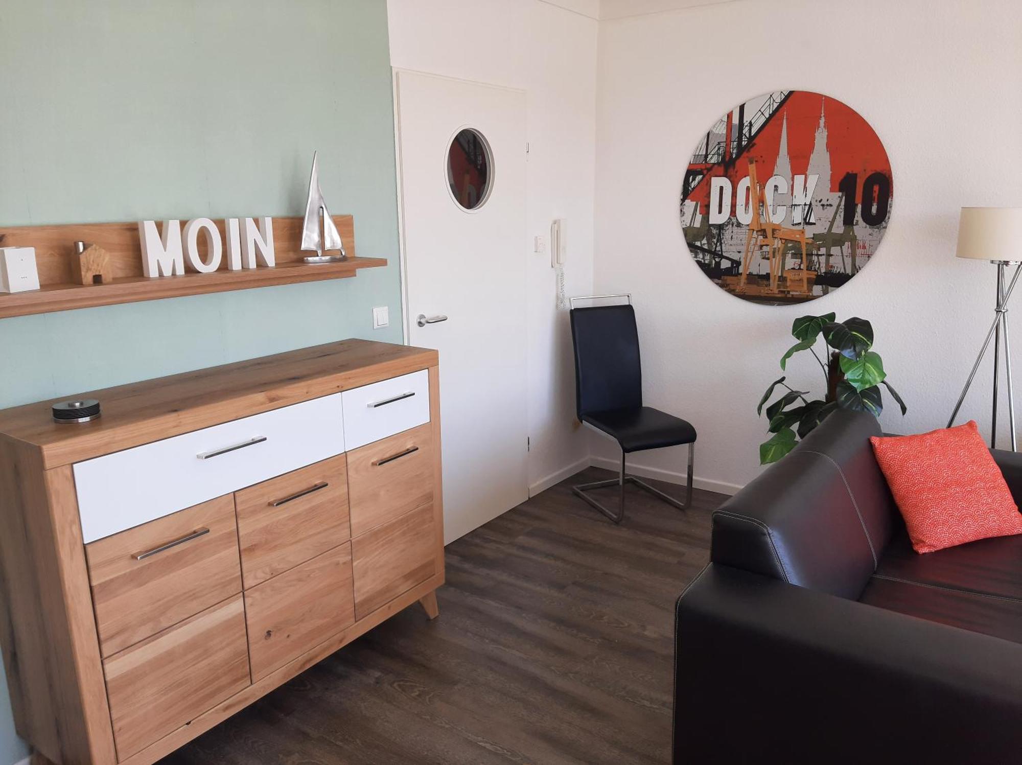 Penthouse Ferienwohnung Auszeit, Gerne Mit Hund, Wlan Inkl. Laboe Dış mekan fotoğraf